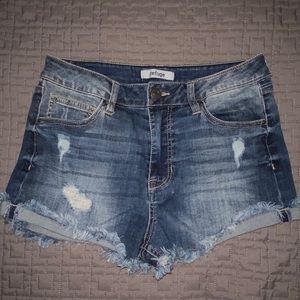 Dark wash Jean short